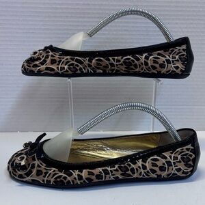 Coach Annette leopard print ballet flats